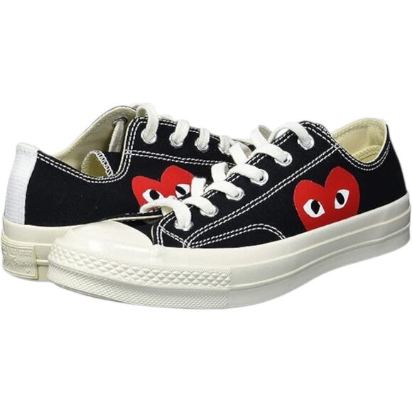 NEW Converse x Comme des Garçons PLAY Chuck 70 Low Top Sneaker - Picture 1 of 7